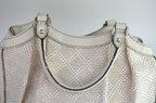 Gucci Sukey Tote Woven Raffia Creme