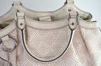Gucci Sukey Tote Woven Raffia Creme