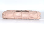 Prada Nappa Gaufre Small Chain Flap Bag Beige