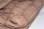Prada Nappa Gaufre Small Chain Flap Bag Beige