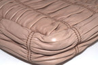 Prada Nappa Gaufre Small Chain Flap Bag Beige