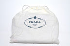 Prada Nappa Gaufre Small Chain Flap Bag Beige