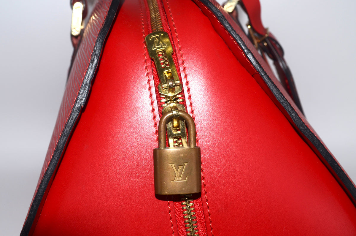 Louis Vuitton Solferino 45 Epi Leder Rot