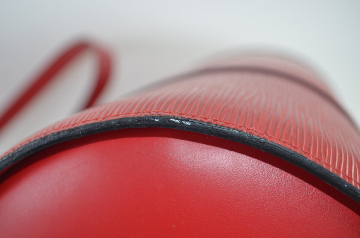 Louis Vuitton Solferino 45 Epi Leder Rot
