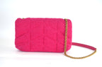 Saint Laurent Toy Loulou Puffer Bouclé Tweed Pink
