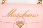 Moschino Logo Shoulder Bag Rosa