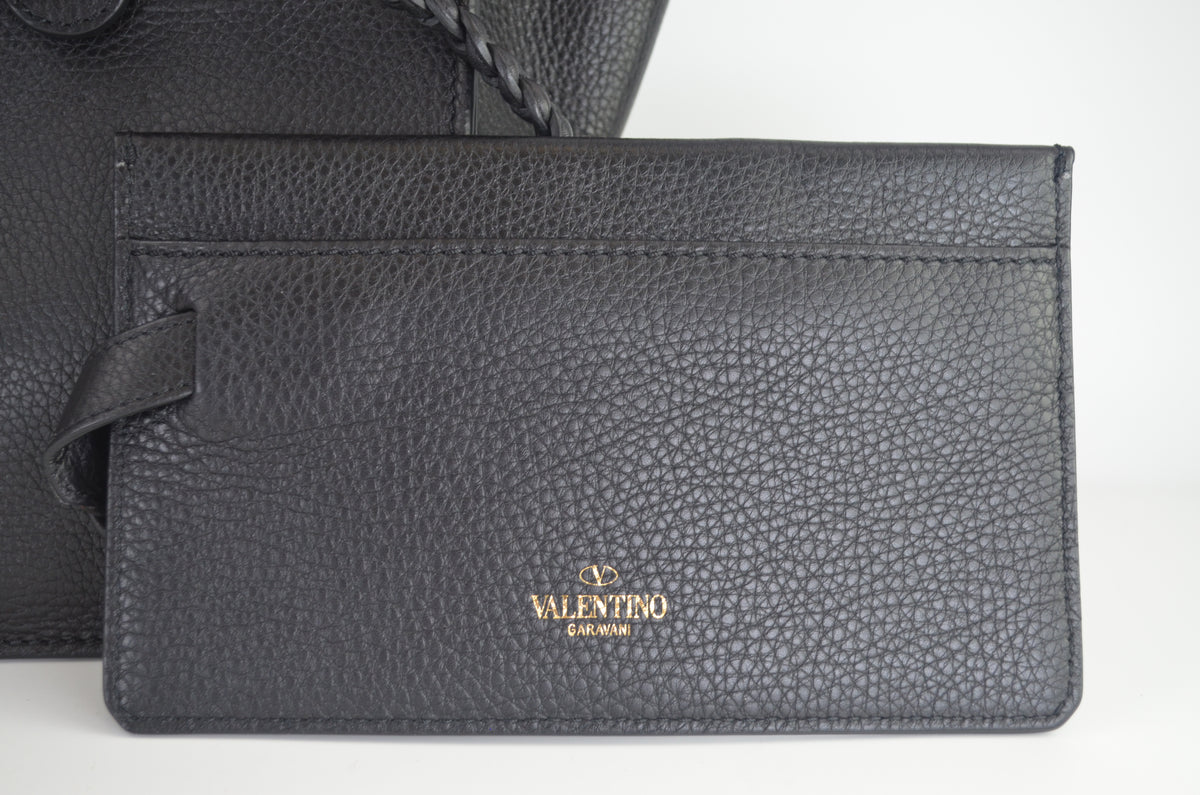 Valentino Garavani The Rope Tote Leder Schwarz