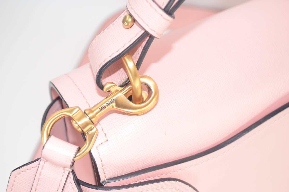 Moschino Logo Shoulder Bag Rosa