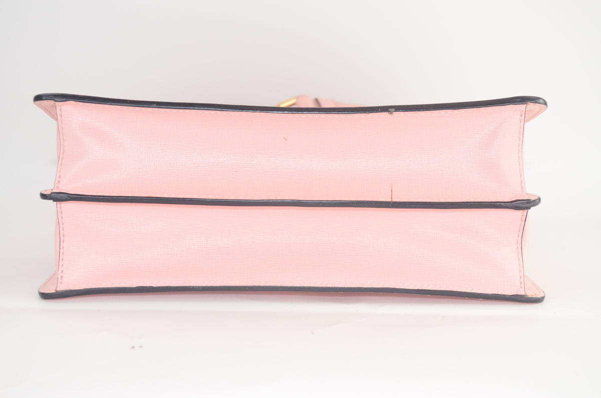 Moschino Logo Shoulder Bag Rosa