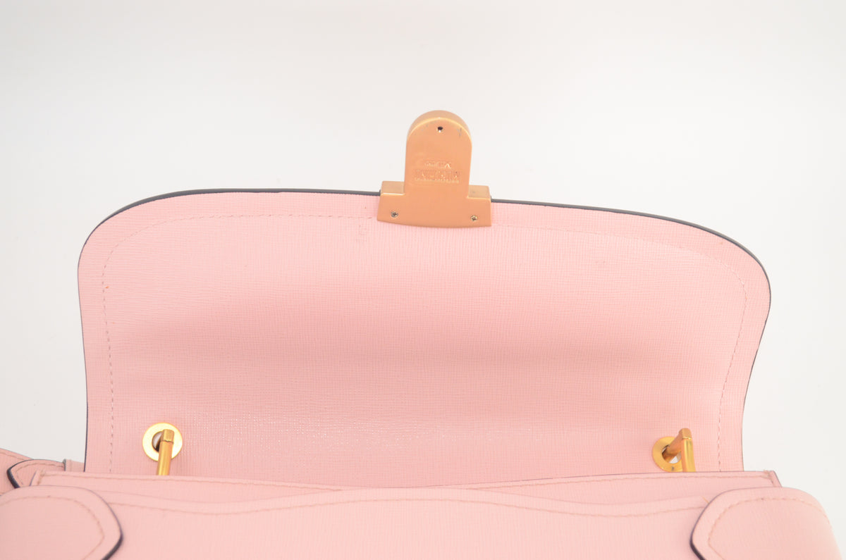 Moschino Logo Shoulder Bag Rosa