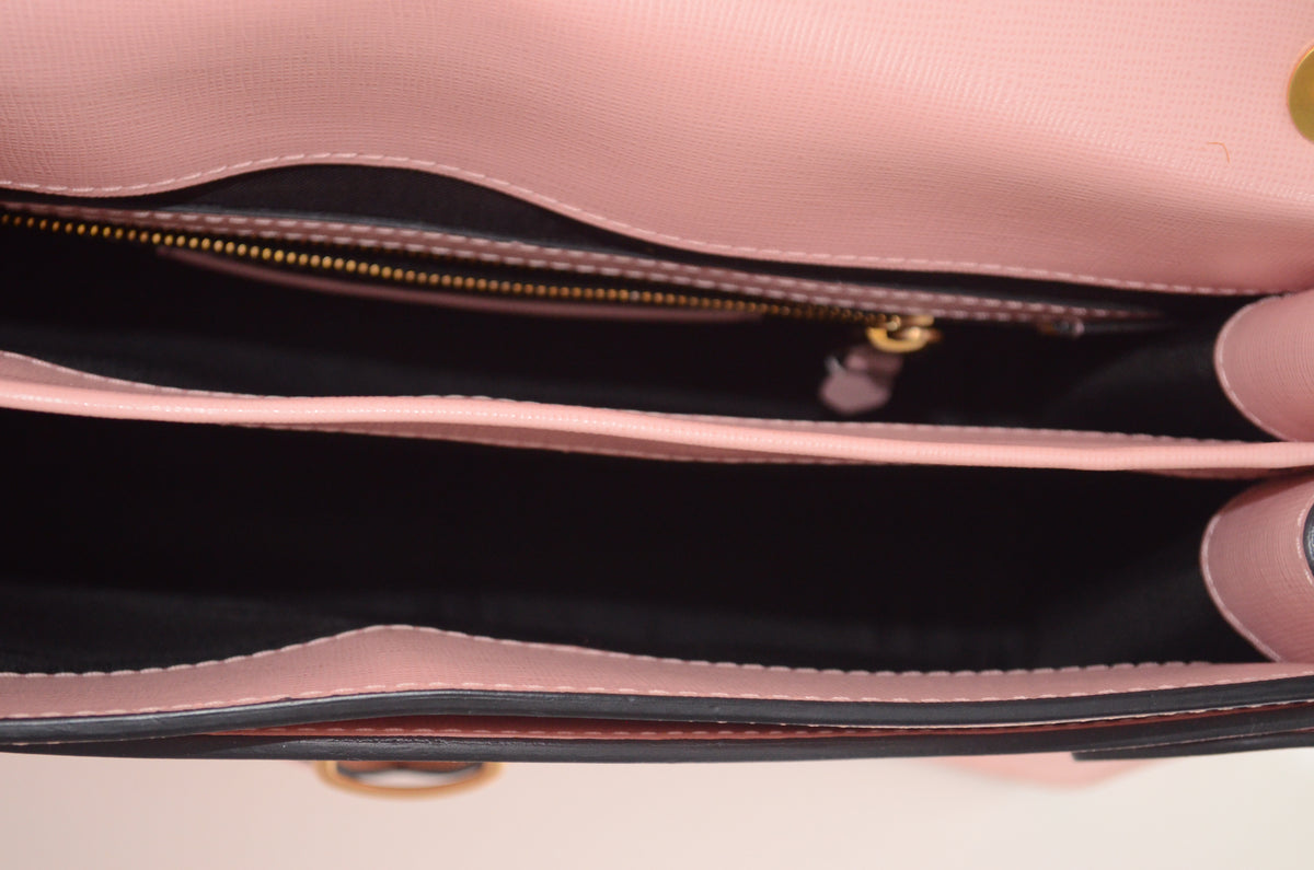 Moschino Logo Shoulder Bag Rosa