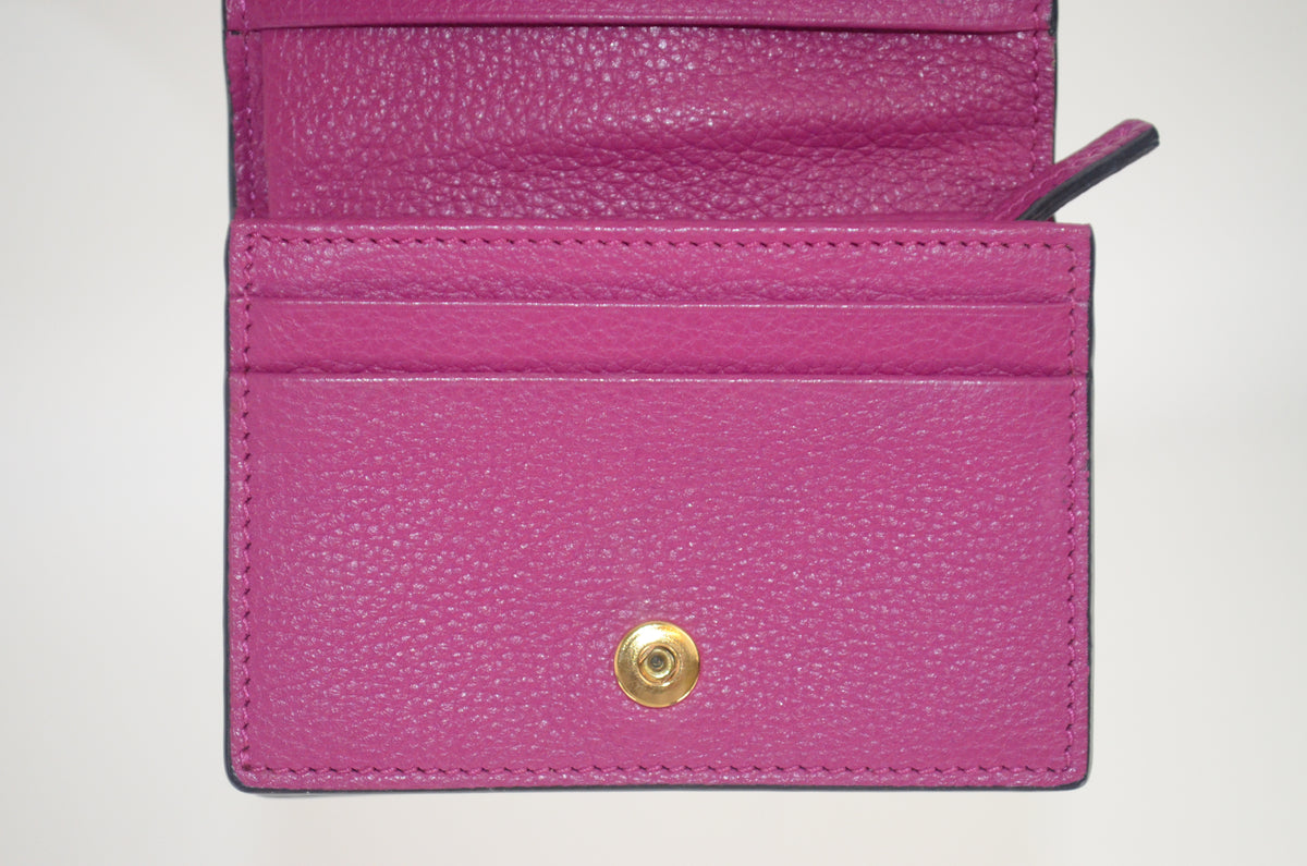 Versace Virtus Compact Wallet Pink