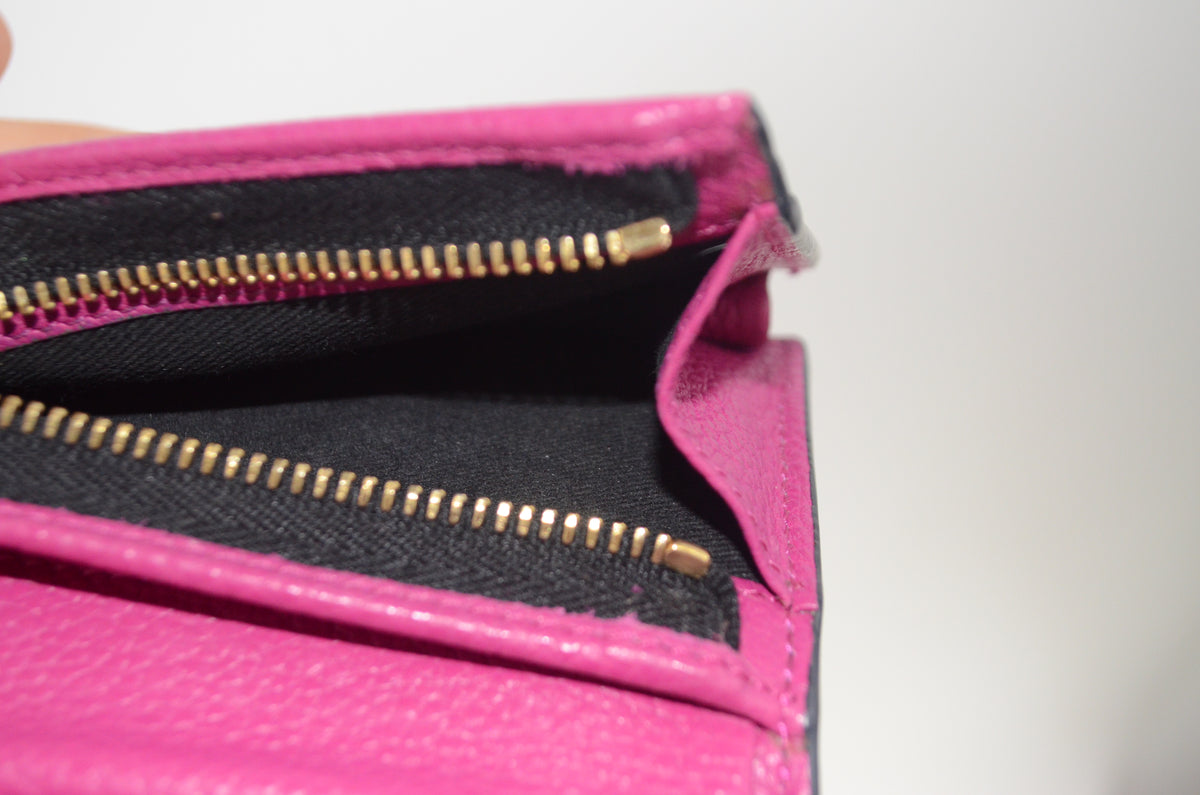 Versace Virtus Compact Wallet Pink
