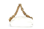Bottega Veneta The Chain Pouch Weiß