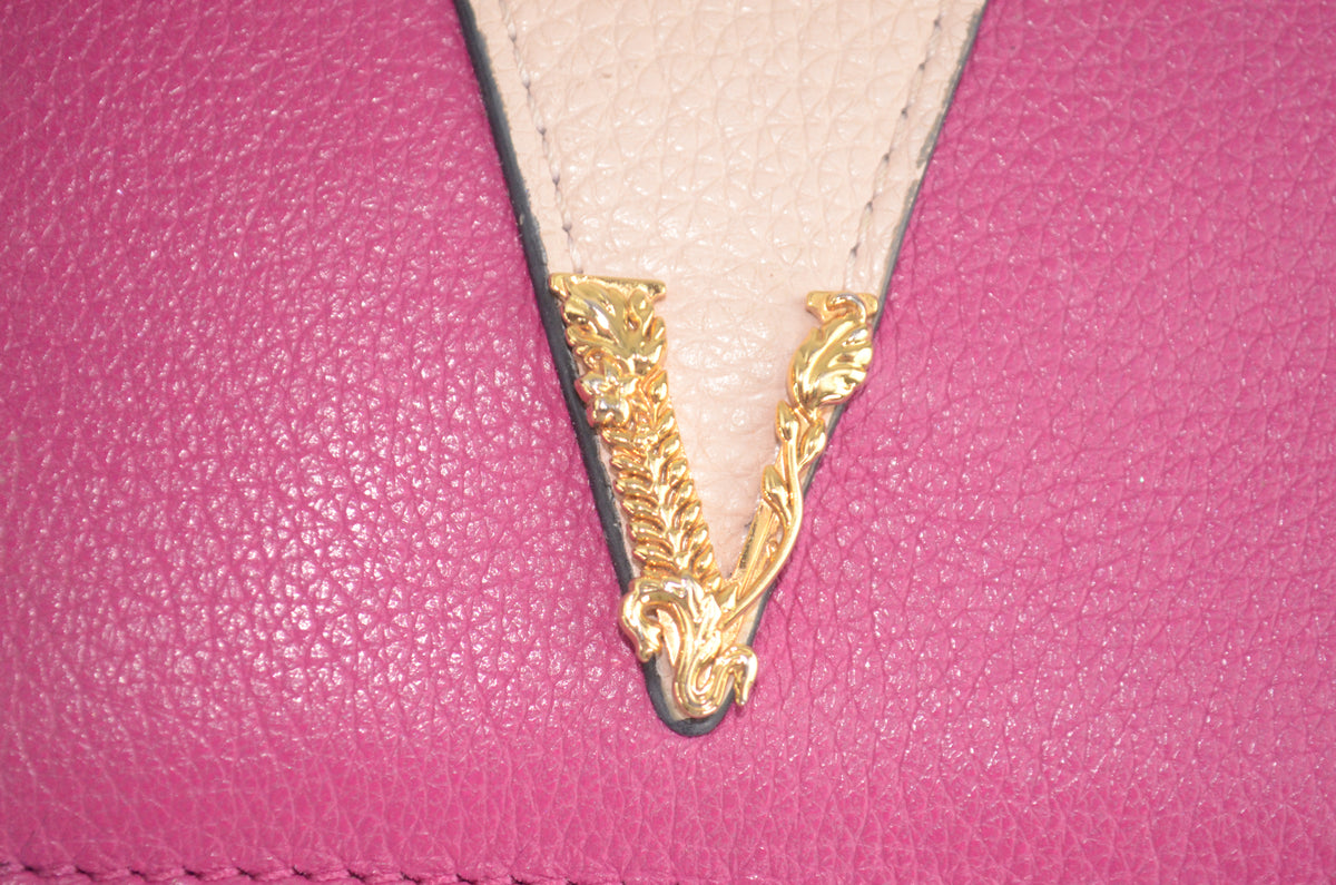 Versace Virtus Compact Wallet Pink