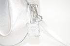 MCM Metallic Studded Bucket Bag Silber