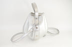 MCM Metallic Studded Bucket Bag Silber