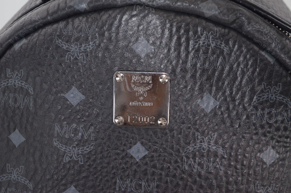 MCM Stark Side Studs Backpack Visetos Schwarz
