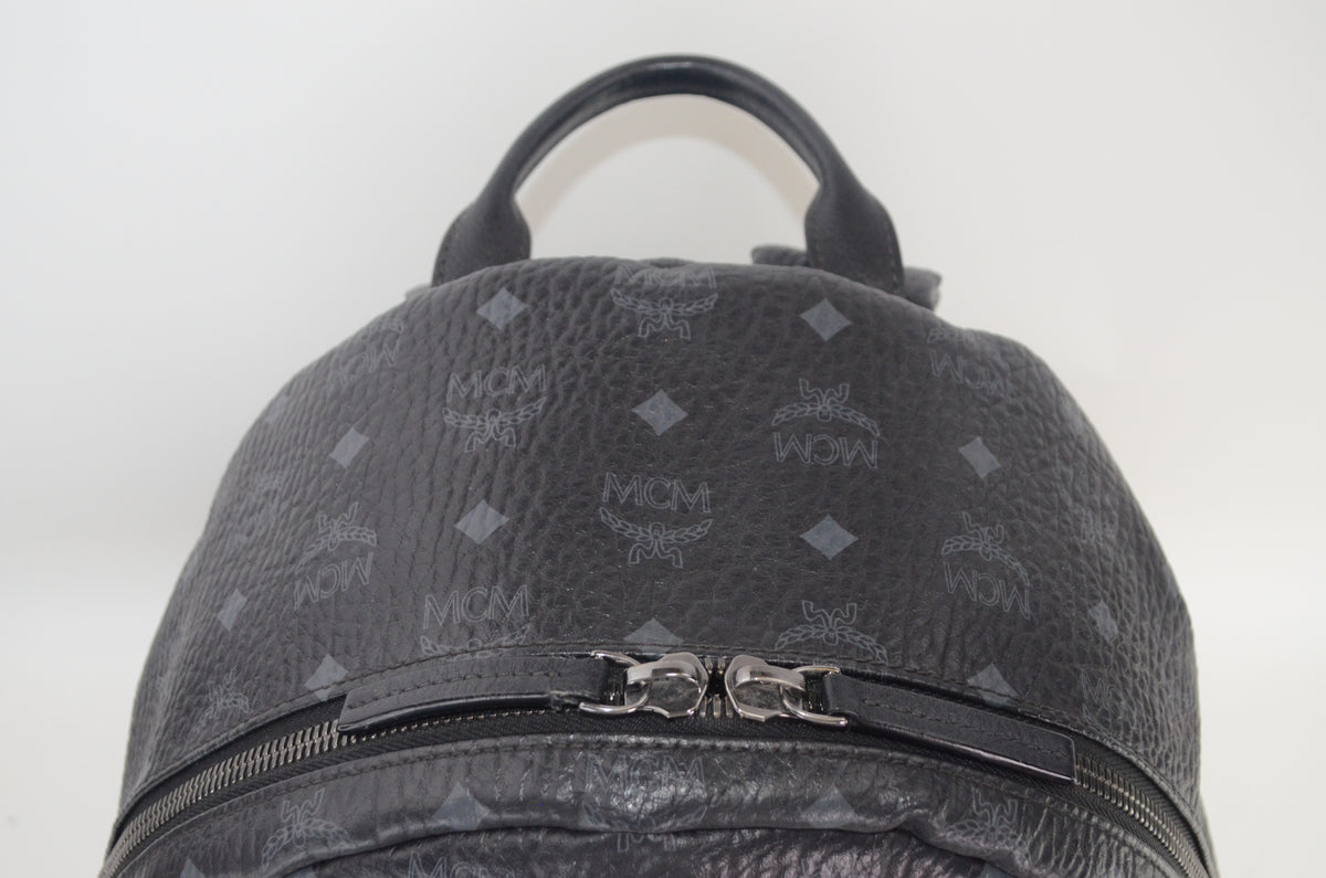 MCM Stark Side Studs Backpack Visetos Schwarz