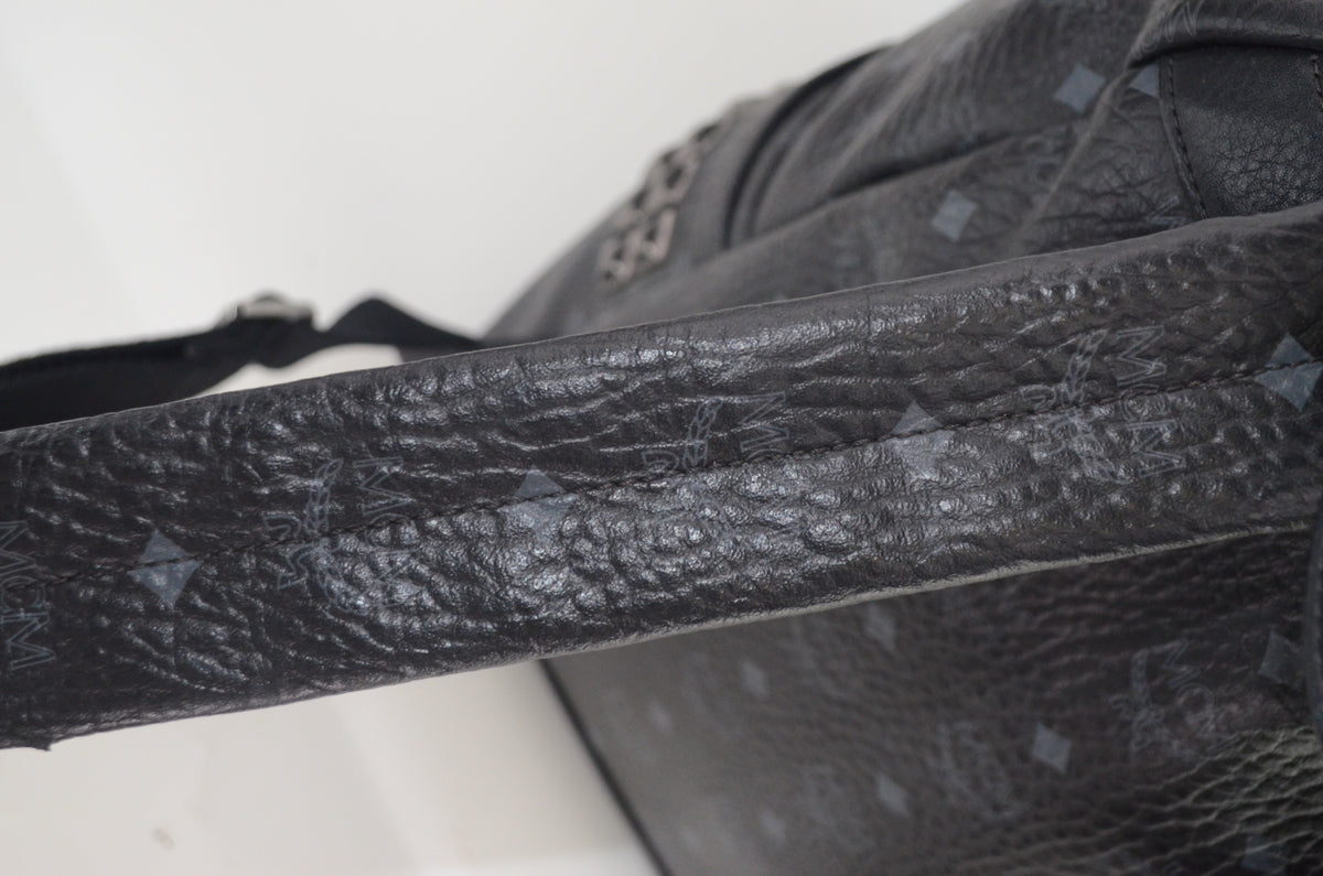 MCM Stark Side Studs Backpack Visetos Schwarz
