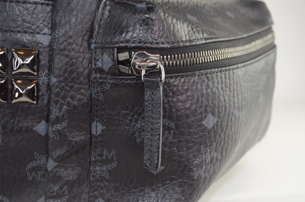 MCM Stark Side Studs Backpack Visetos Schwarz