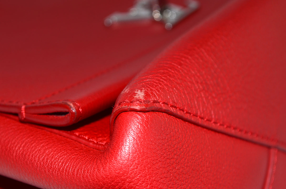 Louis Vuitton Lockme II Leder Rot