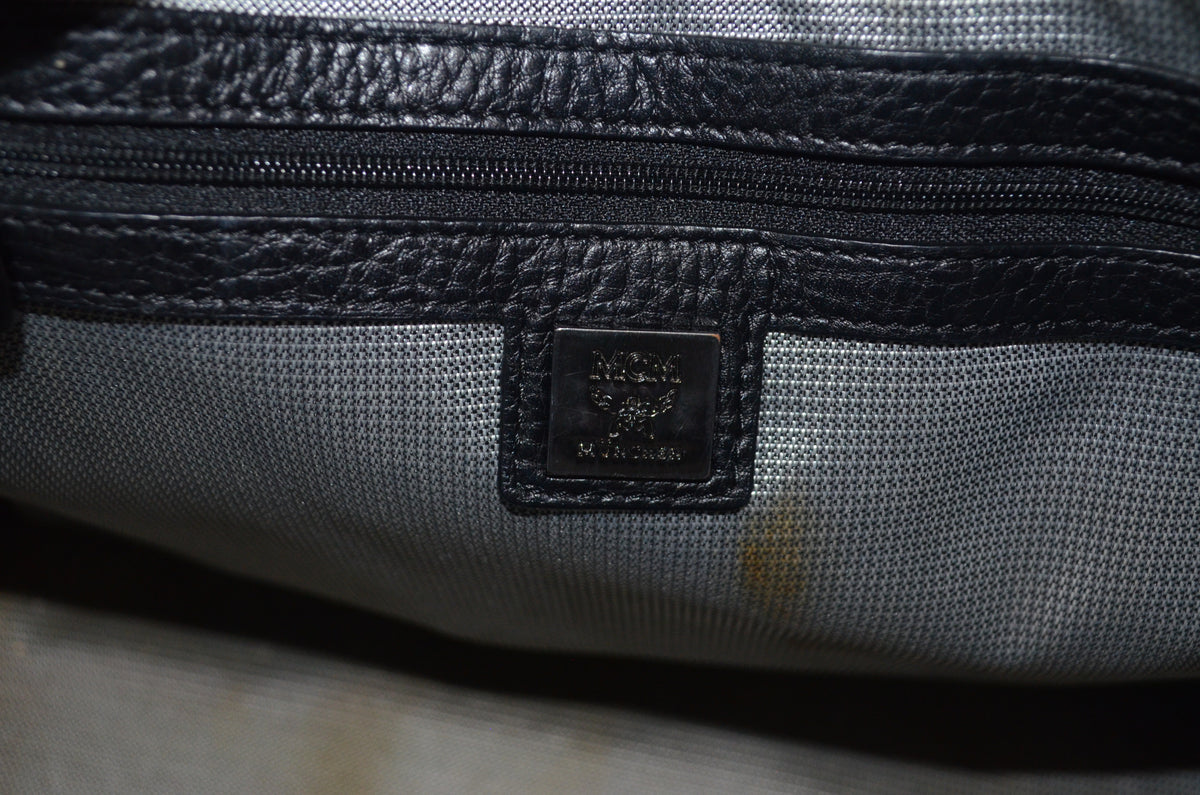 MCM Stark Side Studs Backpack Visetos Schwarz