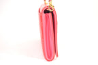 Chanel Boy Wallet on Chain Lackleder Pink mit Kettenriemen
