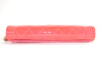 Chanel Boy Wallet on Chain Lackleder Pink mit Kettenriemen
