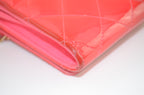 Chanel Boy Wallet on Chain Lackleder Pink mit Kettenriemen