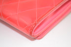 Chanel Boy Wallet on Chain Lackleder Pink mit Kettenriemen