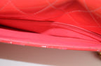 Chanel Boy Wallet on Chain Lackleder Pink mit Kettenriemen