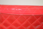 Chanel Boy Wallet on Chain Lackleder Pink mit Kettenriemen