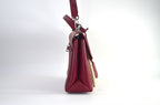Louis Vuitton LockMe Leder Bordeaux Creme