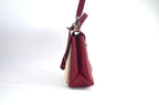Louis Vuitton LockMe Leder Bordeaux Creme