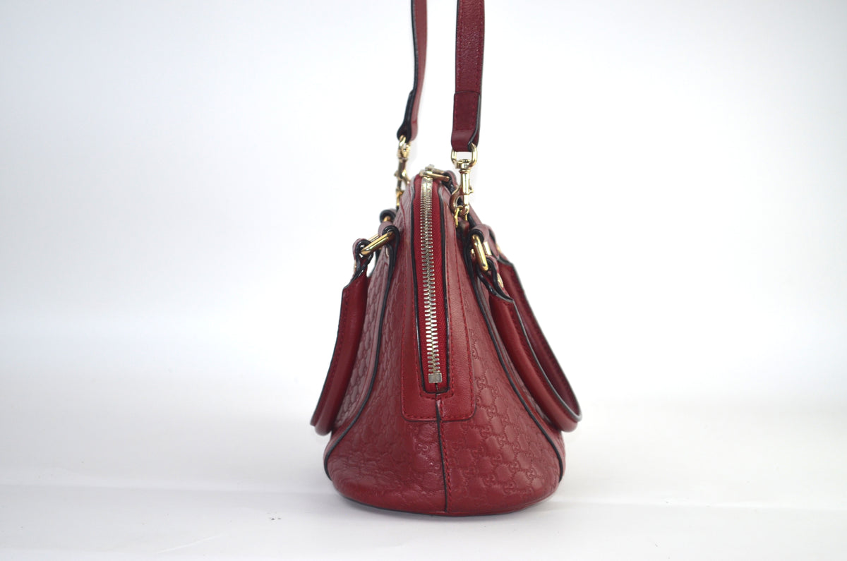 Gucci Microguccissima Dome Satchel Rot