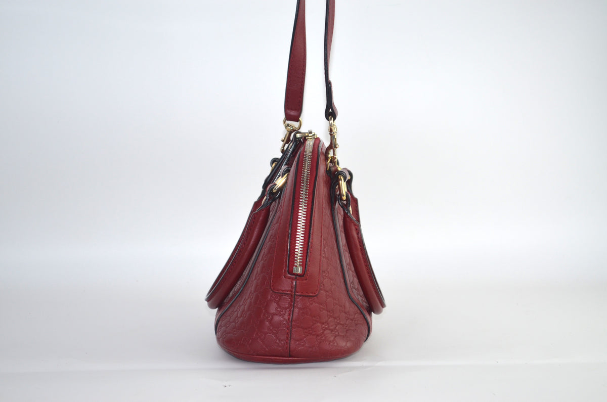 Gucci Microguccissima Dome Satchel Rot
