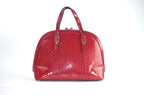 Gucci Microguccissima Patent Nice Dome Satchel Rot