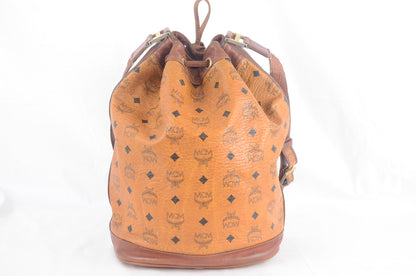 MCM Drawstring Bucket Bag