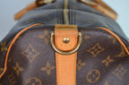 Louis Vuitton Keepall Reisetasche Monogram Canvas Braun Vintage