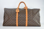 Louis Vuitton Keepall Reisetasche Monogram Canvas Braun Vintage