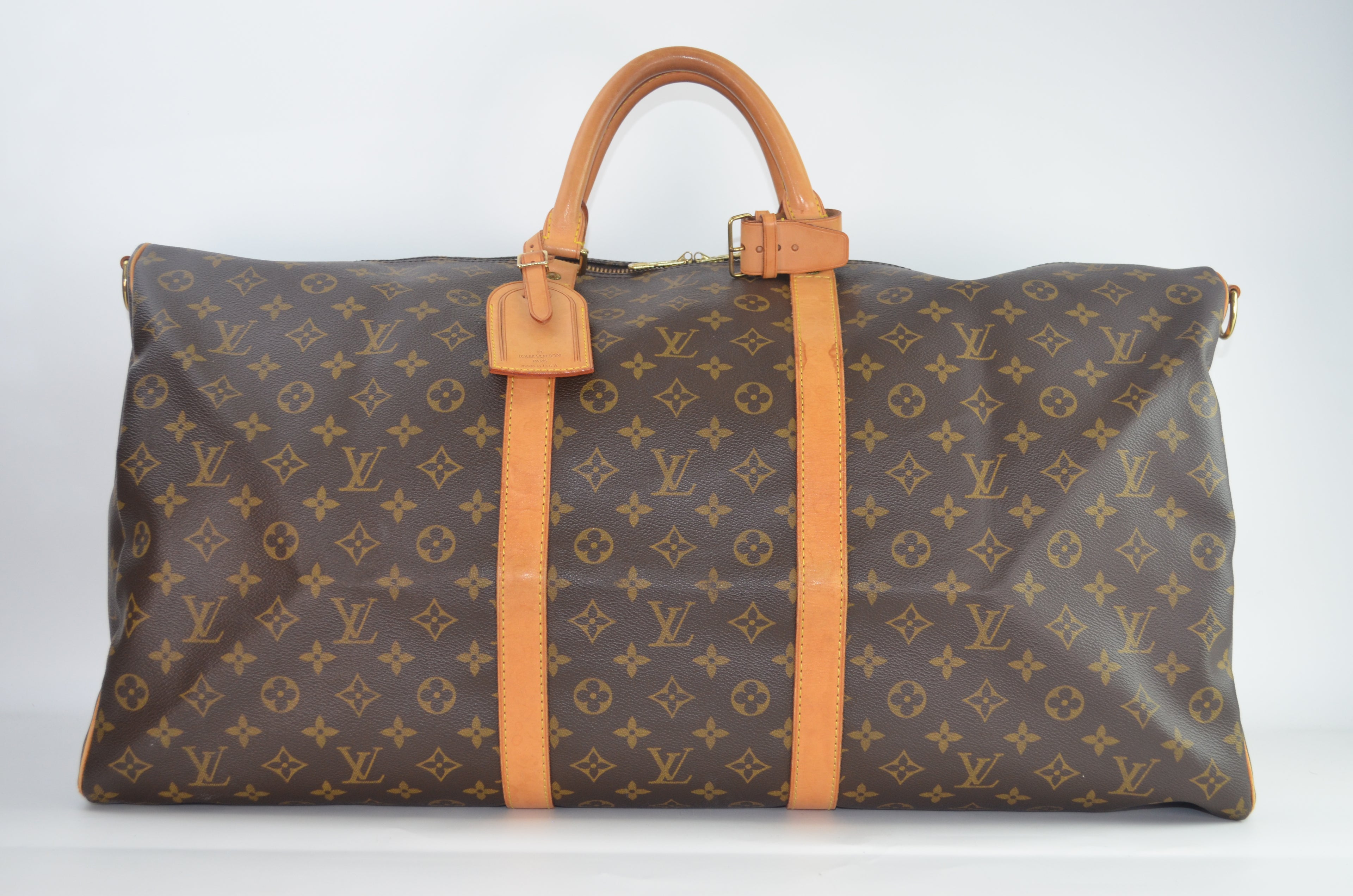 Louis Vuitton Keepall Reisetasche Monogram Canvas Braun Vintage