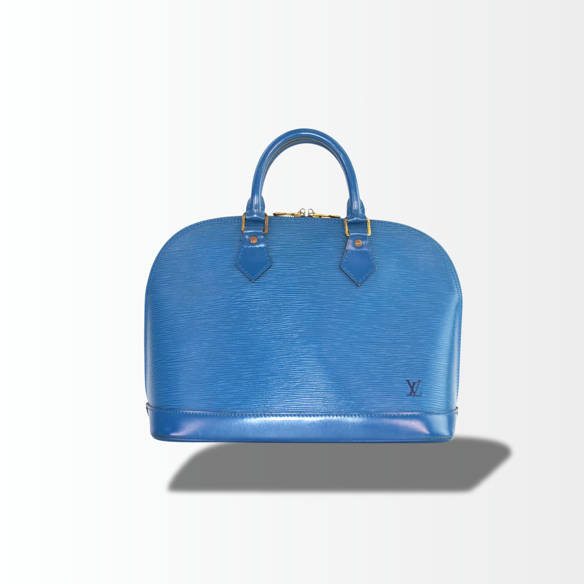 Louis Vuitton Alma Epi Leder Blau