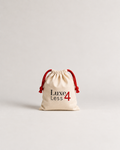 Luxe4Less Dustbag Baumwolle Creme mit roter Kordel XS