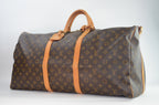 Louis Vuitton Keepall Reisetasche Monogram Canvas Braun Vintage