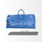Louis Vuitton Keepall Reisetasche Epi Leder Blau Vintage