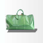 Louis Vuitton Keepall Epi Leder Grün Reisetasche