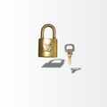 Louis Vuitton Padlock Vorhängeschloss Gold Nr. 330