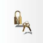 Louis Vuitton Padlock Vorhängeschloss Gold Nr.323