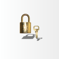 Louis Vuitton Padlock Vorhängeschloss Gold Nr.309